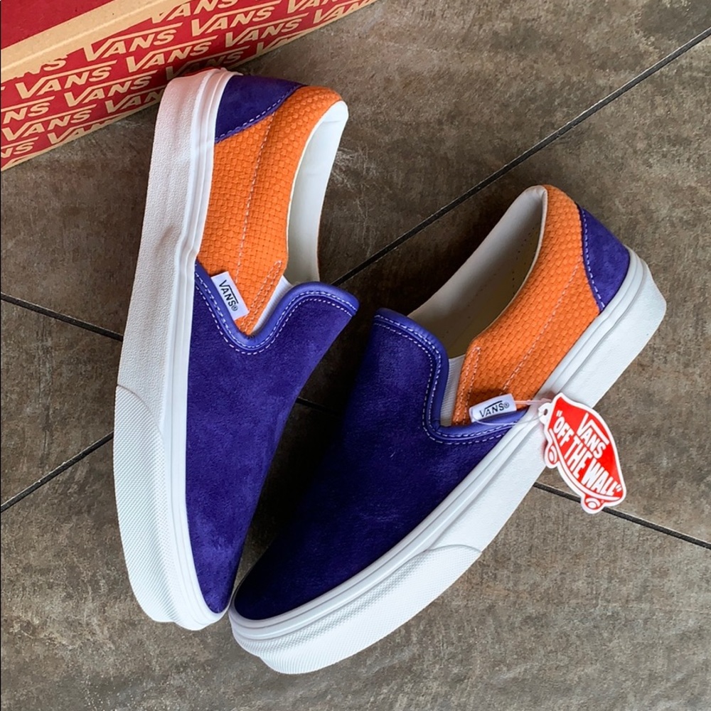 VANS CLASSIC SLIP ON P & C Royal Blue/Apricot men’ - Picture 15 of 16